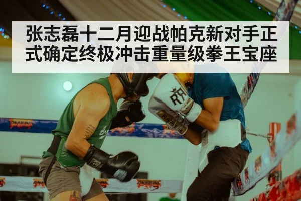 张志磊十二月迎战帕克新对手正式确定终极冲击重量级拳王宝座